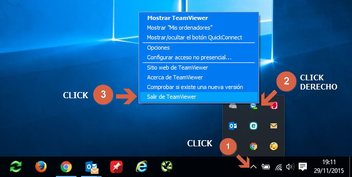 Cerrar TeamViewer