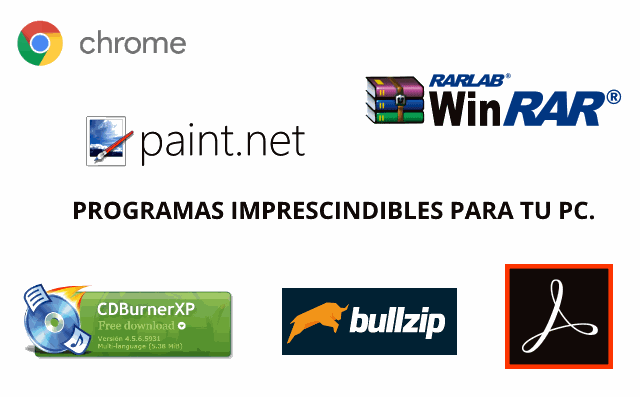 Programas imprescindibles para tu pc