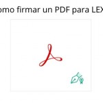 Como firmar un PDF para lexnet