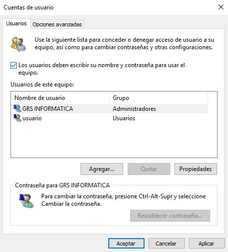 Como quitar la contraseña de inicio en Windows 10 y anteriores ...