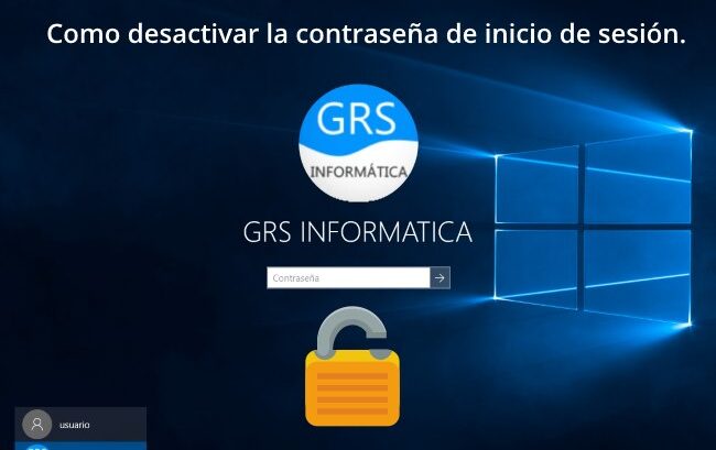 Pantalla de login de windows 10