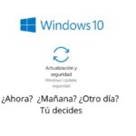 Decidir cuando instalar actualizaciones en Windows 10.