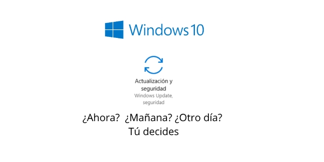 Decidir cuando instalar actualizaciones en Windows 10