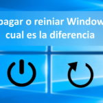 Apagar o reiniciar Windows cual es la diferencia.